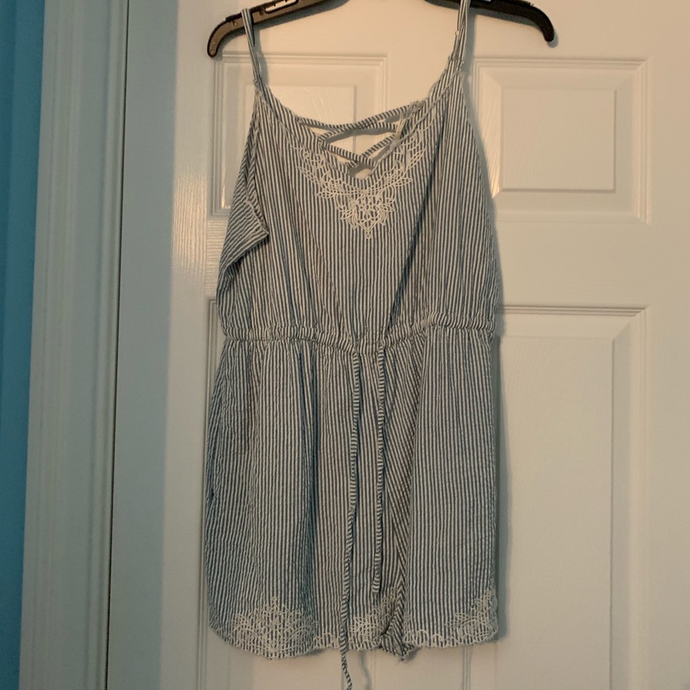 Striped Urban Outfitters Romper